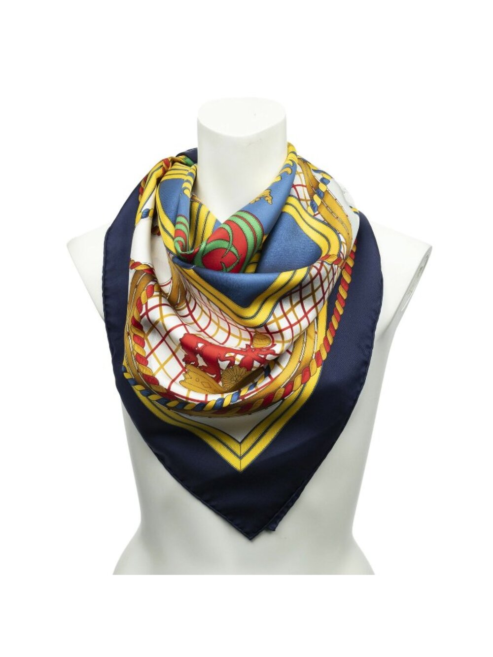 Hermes Scarf Navy